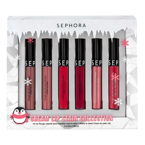 sephora cream lip stain collection set of 6